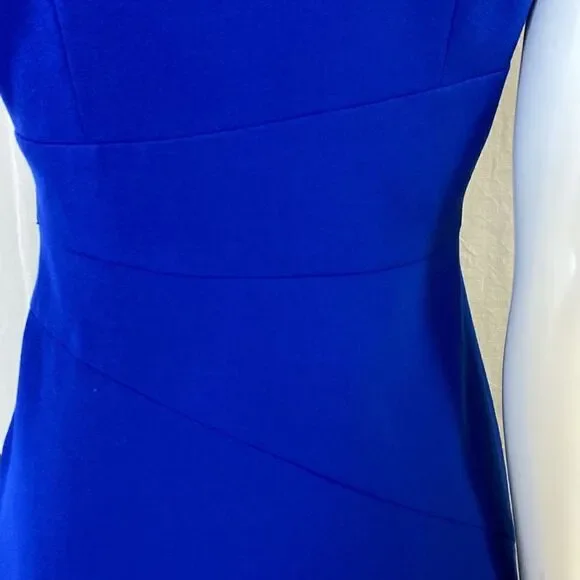 Calvin Klein Dress Royal Blue Fit and Flare A-line Size 2 - Picture 5 of 8